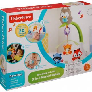 Woodland Friends - Περιστρεφόμενο με Ζωάκια Fisher-price - 3 σε 1