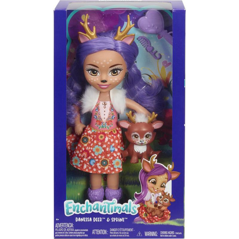 Danessa Deer & Sprint - Enchantimals Μεγάλη Κούκλα