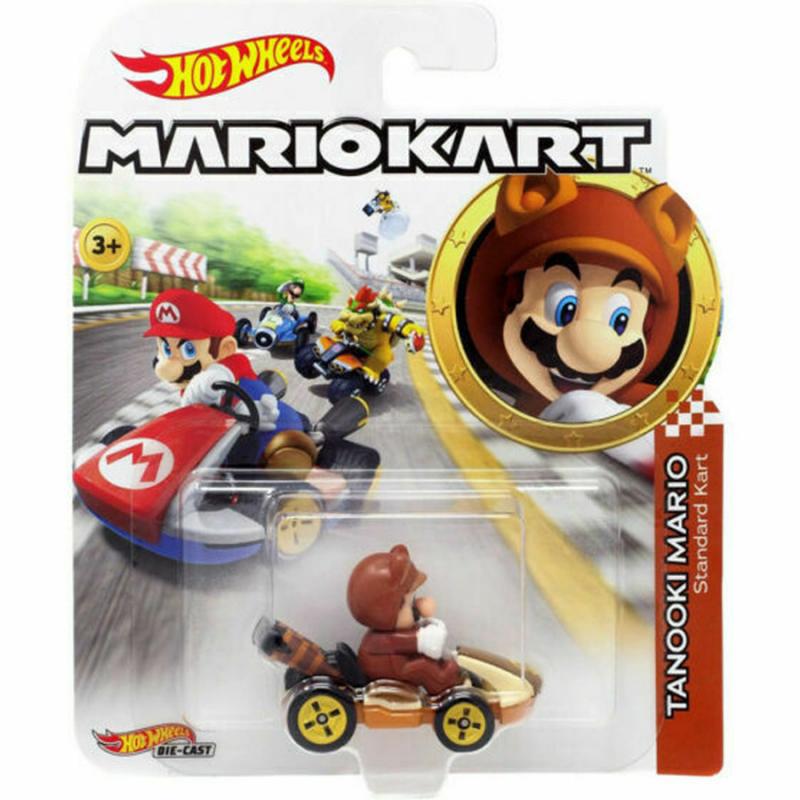 Tanooki Mario - Hot Wheels Αυτοκινητάκια Mario Kart
