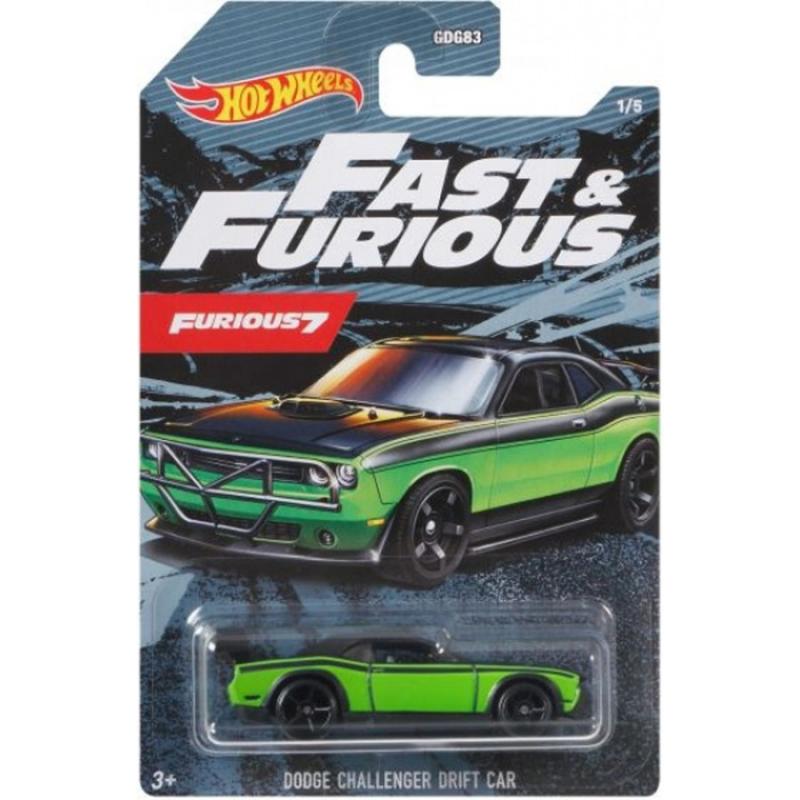 Dodge Challenger Drift Car - Αυτοκινητάκια Hot Wheels - Ταινίες - Fast & Furious