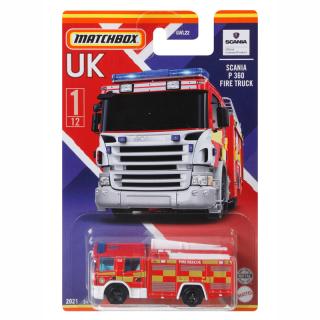 Scania P360 Fire Truck - Αυτοκινητάκια Matchbox - Αγγλικά Μοντέλα