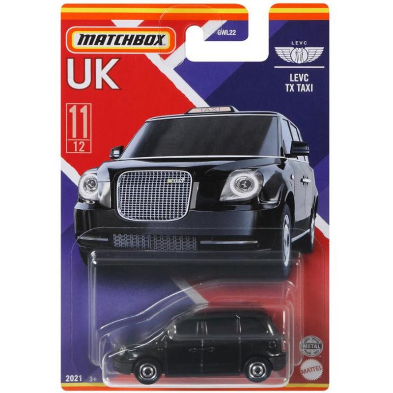 Levc TX Taxi - Αυτοκινητάκια Matchbox - Αγγλικά Μοντέλα