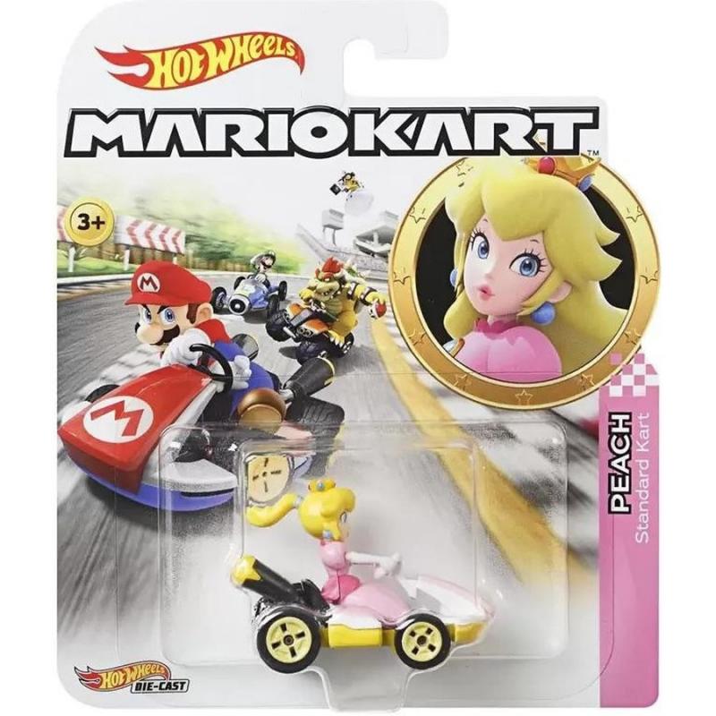 Princess Peach - Hot Wheels Αυτοκινητάκια Mario Kart