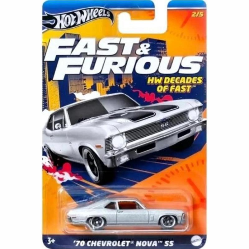 Hot Wheels Decades of Fast - Fast & Furious - '70 Chevrolet Nova SS