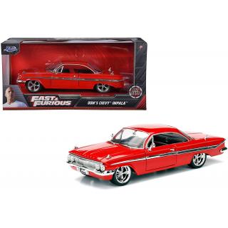 1:24 Fast & Furious Dom's Chevy Impala Red - Jada
