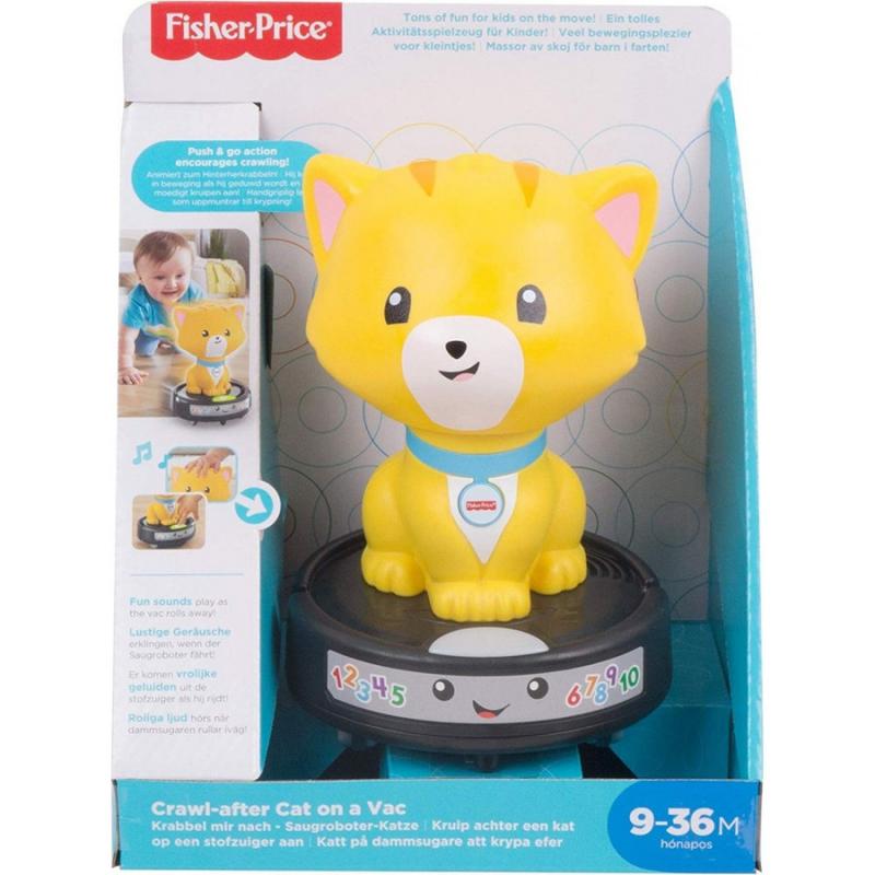 Σκούπα Ρομπότ με Γατάκι Fisher Price