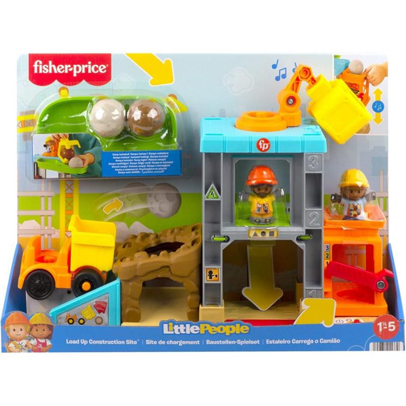 Little People Fisher-price - Εργοτάξιο Σετ Παιχνιδιού με Ήχους