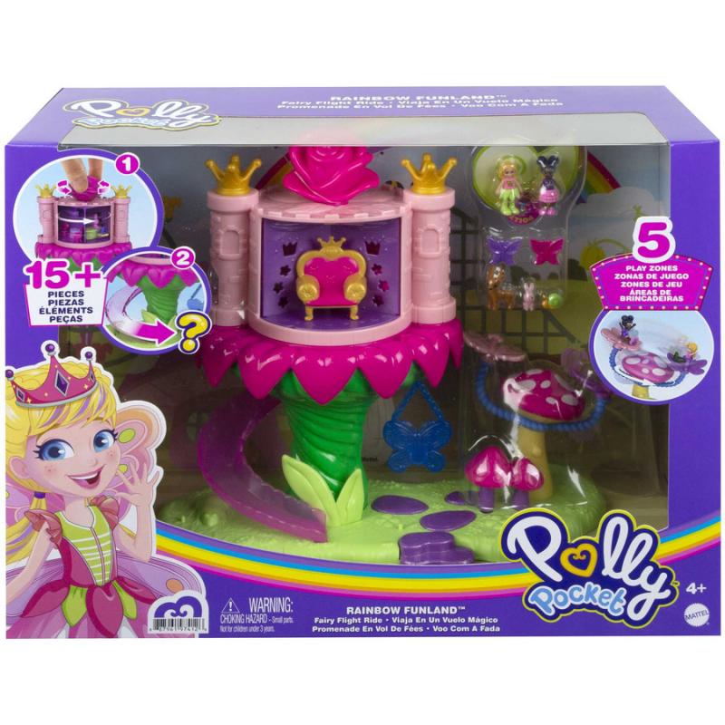 Fairy Flight Ride - Rainbow Funland - Polly Pocket - Σετάκια Ουράνιο Τόξο