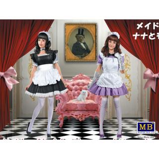 Master Box - Maid cafe girls. Nana and Momoko in 1:35