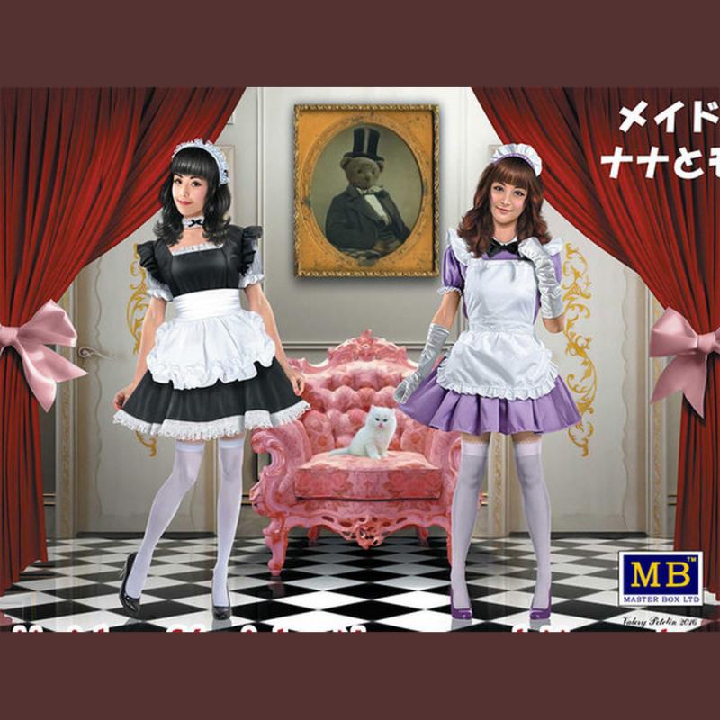 Master Box - Maid cafe girls. Nana and Momoko in 1:35