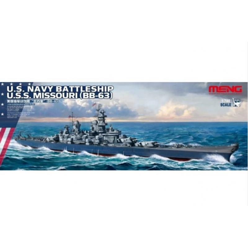 MENG-Model: 1:700 U.S. Navy Battleship U.S.S. Missouri (BB-63)