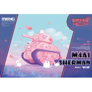 MENG-Model: M4A1 Sherman (Cartoon Model,Pink Color)