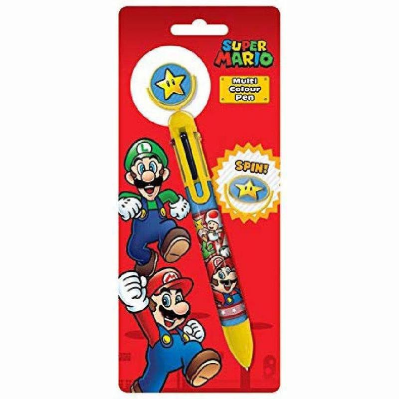 Super Mario (Burst) Multicolor Pen with Spinner