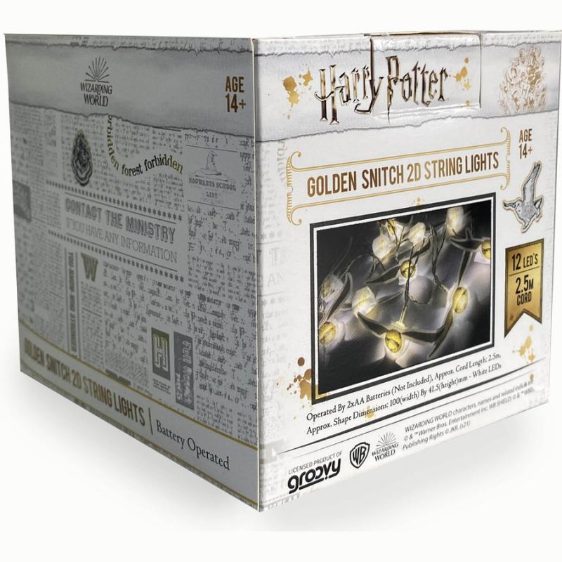 Golden Snitch Harry Potter 2D String Light