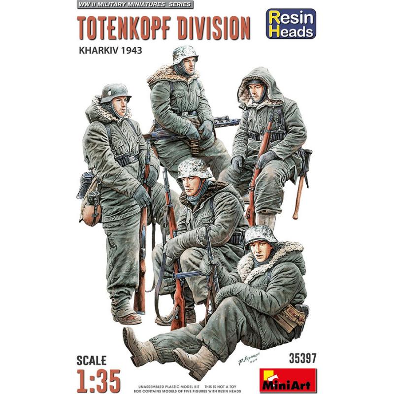 MiniArt: Totenkopf Division, Kharkov 1943, Resin Heads in 1:35