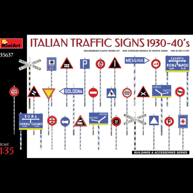 MiniArt: Italian Traffic Signs 1930-40s in 1:35
