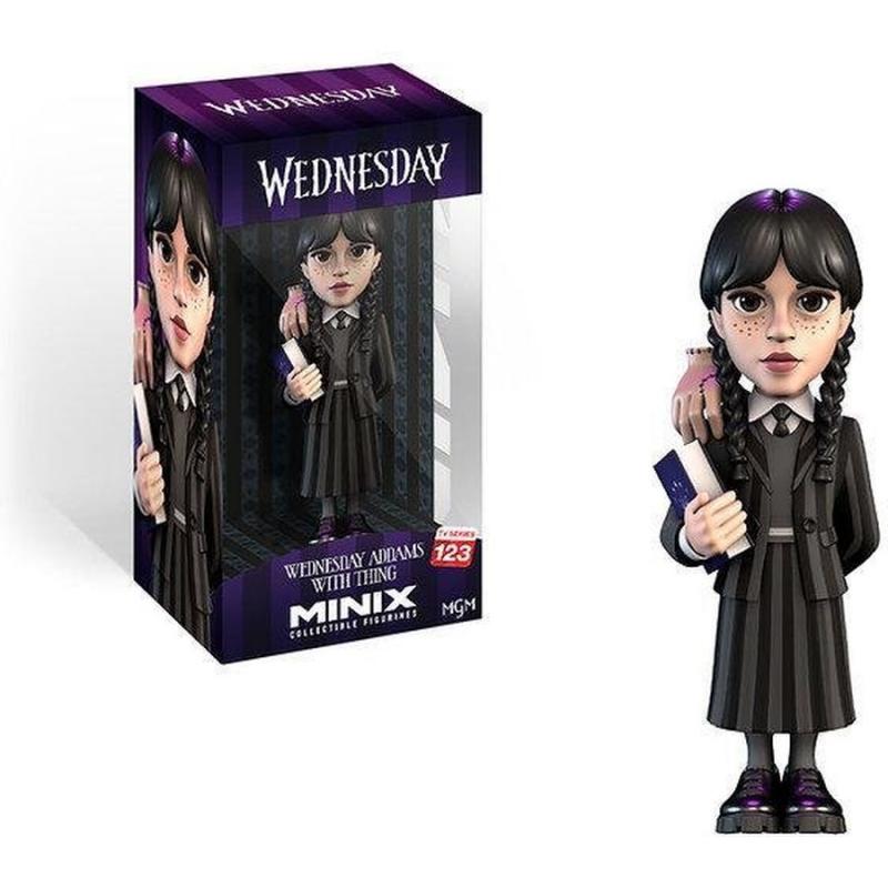 Minix Figurine TV Series: Wednesday - Wednesday Addams with Thing #123
