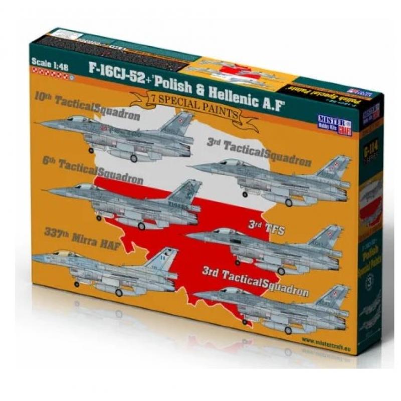Mistercraft: 1:48 F-16CJ-52 'Polish And Hellenic Air Force Fighter'