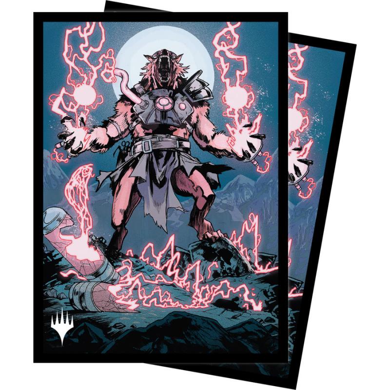 UP - Standard Sleeves for Magic: The Gathering - Innistrad Midnight Hunt V4 (100 Sleeves)