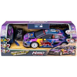 Nikko RC 1:16 WRC Red Bull M-Sport Ford Puma Hybrid #19 Loeb (w/extra Tyres)