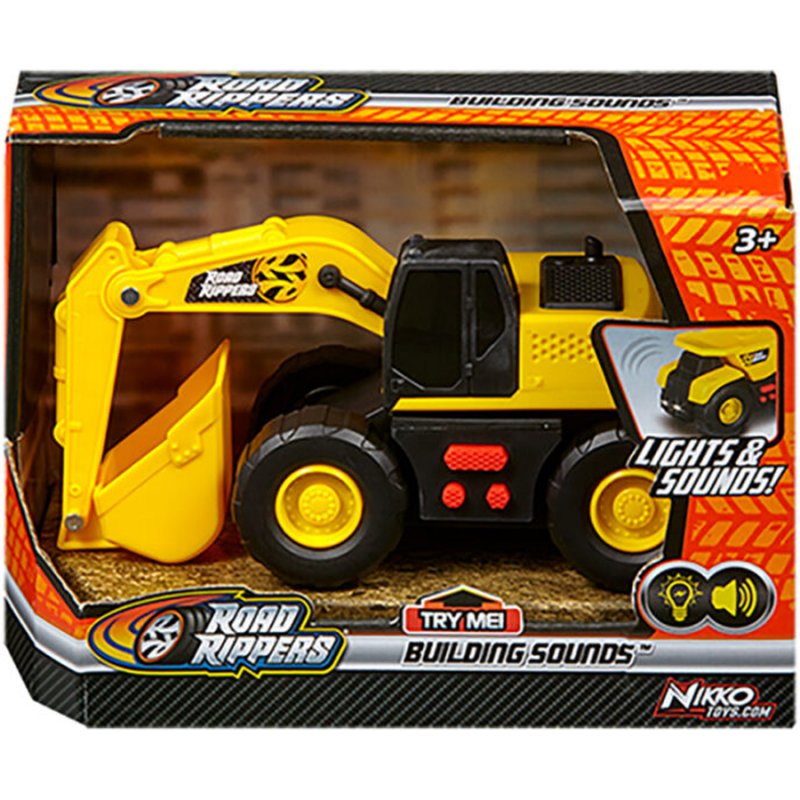 Rhino Construction - Building Sounds, Road Rippers - Excavator