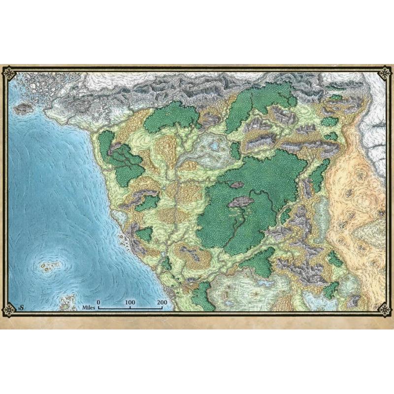 Dungeons & Dragons - Savage Frontier Map 21