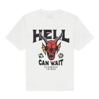 Stranger Things T-Shirt Hell Can Wait (white) M