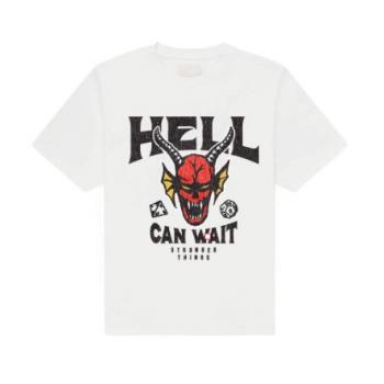 Stranger Things T-Shirt Hell Can Wait (white) XL