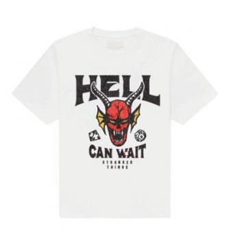 Stranger Things T-Shirt Hell Can Wait (white) XXL
