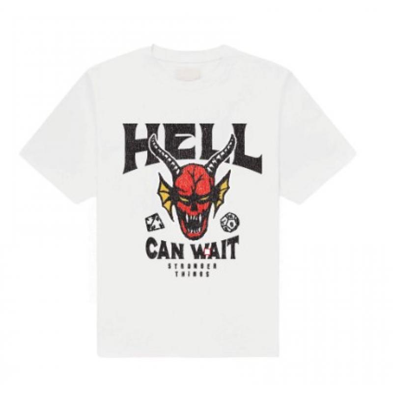 Stranger Things T-Shirt Hell Can Wait (white) XXL