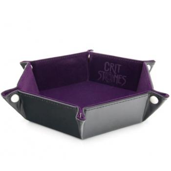 CritStones Folding Dice Tray Purple