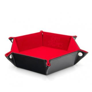 CritStones Folding Dice Tray Red