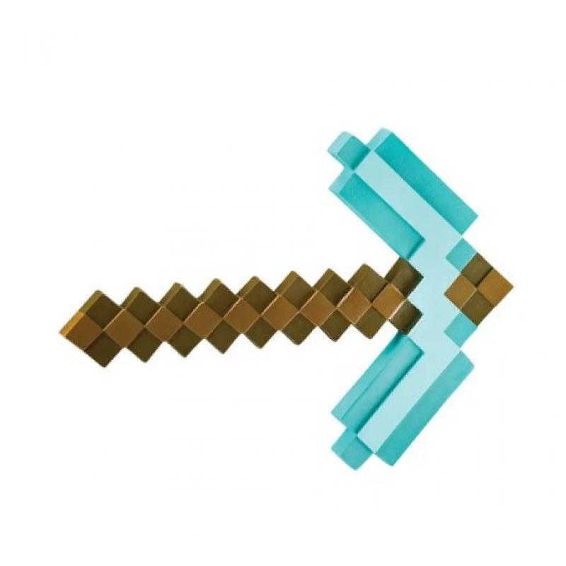 Minecraft Plastic Replica Diamond Pickaxe 40 cm