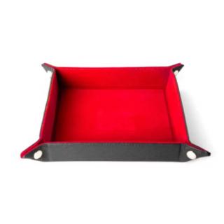 FanRoll Folding Dice Tray Velvet Red