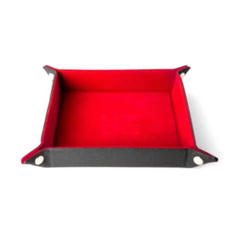 FanRoll Folding Dice Tray Velvet Red