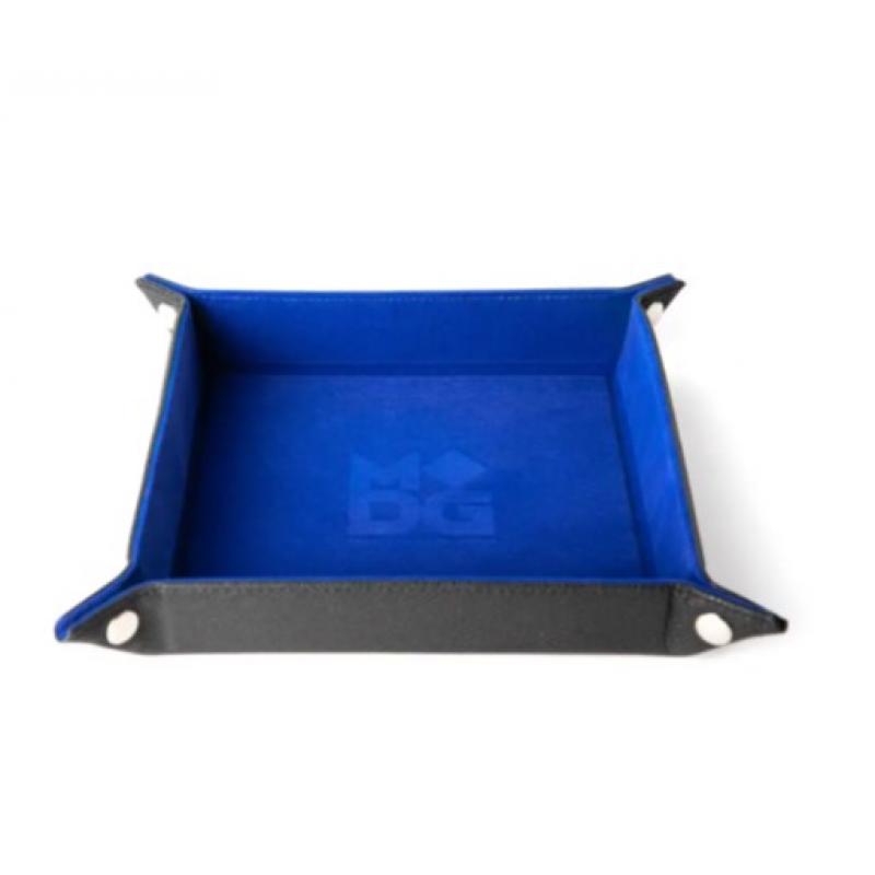 FanRoll Folding Dice Tray Velvet Blue