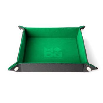 FanRoll Folding Dice Tray Velvet Green