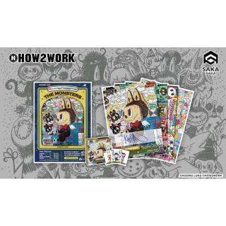 How2work Labubu Collectible Chrome Trading Cards The Monsters Series 3