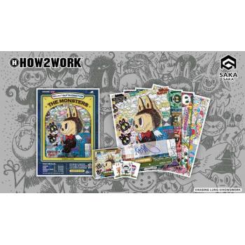 How2work Labubu Collectible Chrome Trading Cards The Monsters Series 3