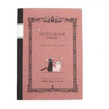 Kiki΄s Delivery Service Retro Notebook Jiji Red Stationery Studio Ghibli