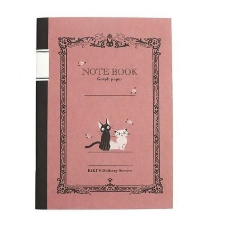 Kiki΄s Delivery Service Retro Notebook Jiji Red Stationery Studio Ghibli