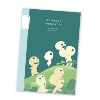 Princess Mononoke Notebook Kodama Stationery Studio Ghibli