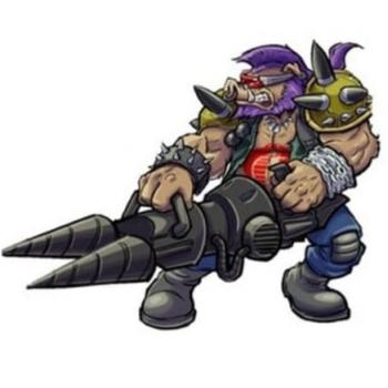 Teenage Mutant Ninja Turtles x G.I. Joe Crossover Classics Action Figure Rocksteady x Dreadnok Buzzer