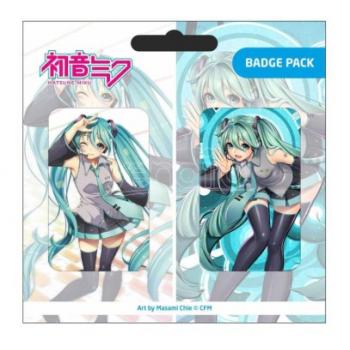 Hatsune Miku Pin Badges 2-Pack Set D