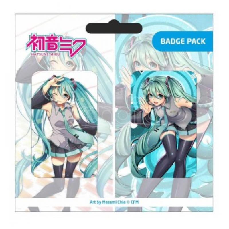 Hatsune Miku Pin Badges 2-Pack Set D