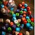 Classic RPG Dice (Διάφορα Σχέδια - Τυχαία Επιλογή)