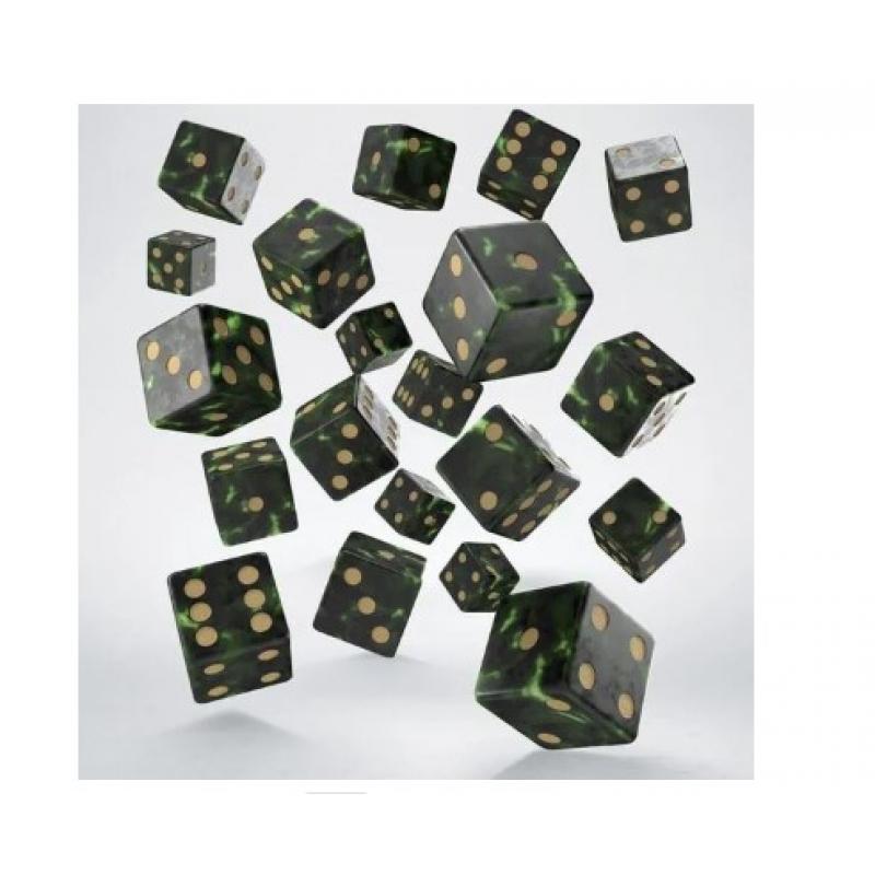 Q Workshop Dice Set Full Pack D6 Green (20)