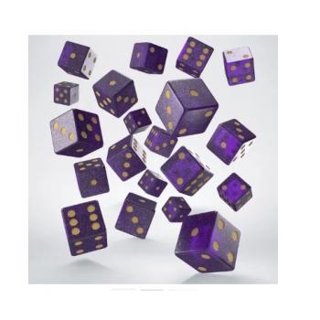 Q Workshop Dice Set Full Pack D6 Shimmering Purple (20)