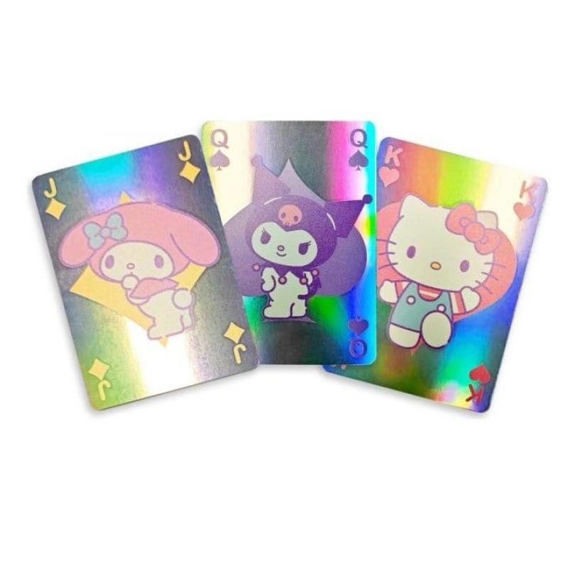 Sanrio Playing Cards Hello Kitty & Friends Cupcake French-suited Deck Holographic
