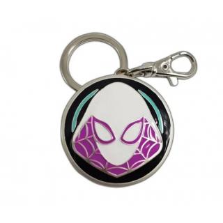 Marvel Comics Metal Keychain Spider-Gwen Logo